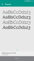 Raleway Font [Cyanogenmod] poster