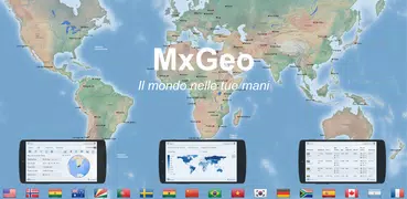 Atlante mondiale e mappa MxGeo