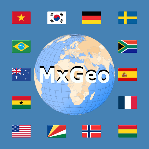 世界アトラスと世界地図 MxGeo