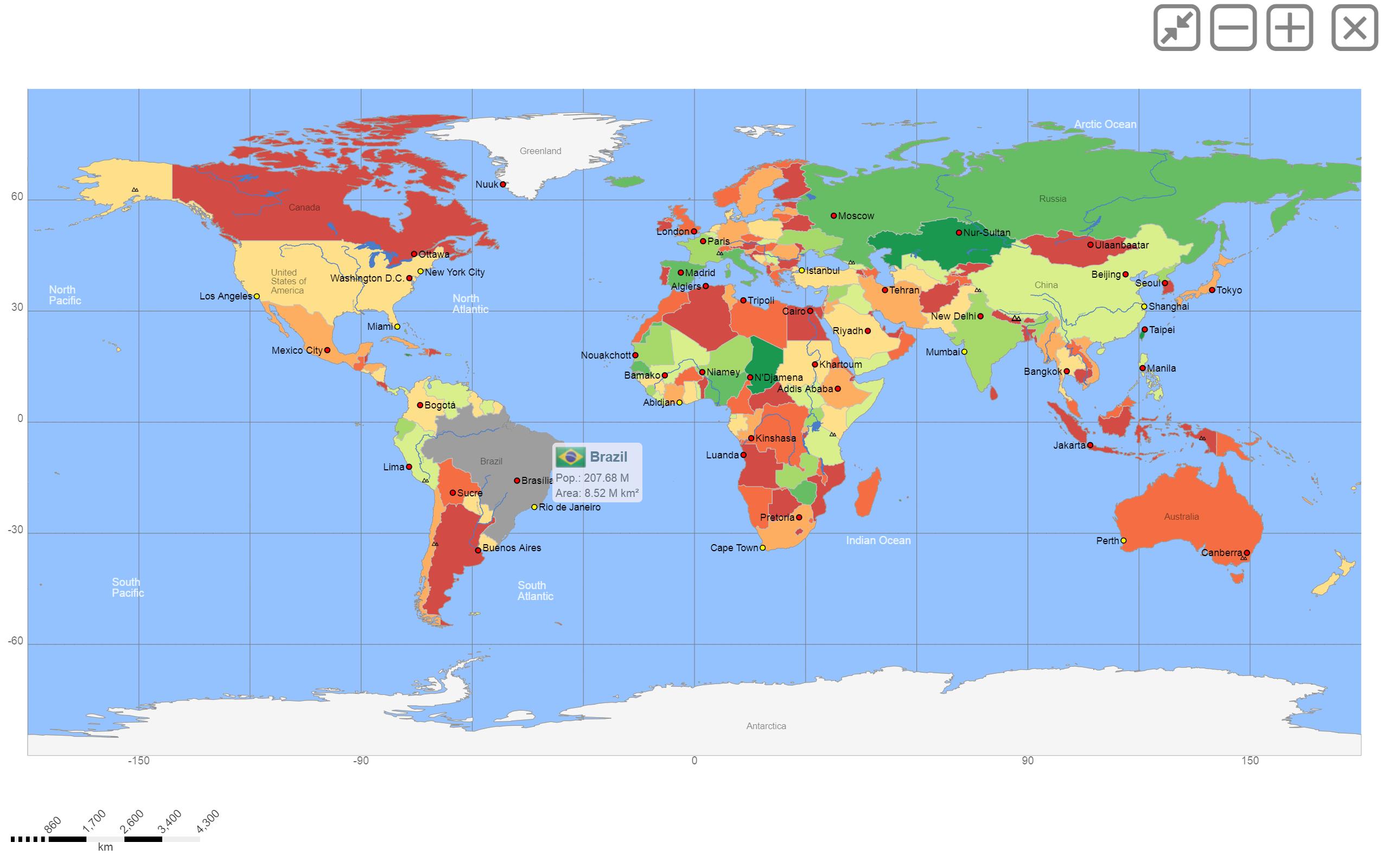 World atlas & world map MxGeo for Android - APK Download