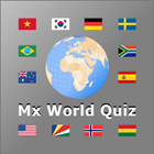 World country and flag quiz Mx アイコン