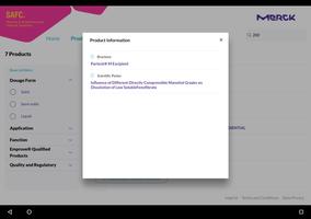 Formulation Product Finder screenshot 2