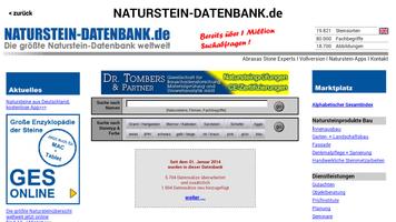 NATURSTEIN-DATENBANK.de screenshot 2