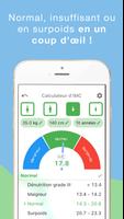 Calcul d'IMC: IMC Calculator capture d'écran 2