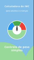 Calculadora de IMC app do peso Cartaz
