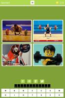 4 Bilder 1 Sport Poster