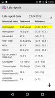 Lab Values (Test) screenshot 3