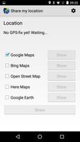 Share My Location penulis hantaran