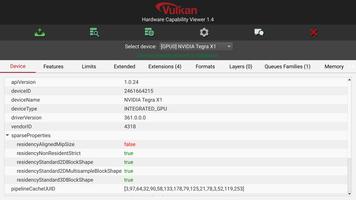 Hardware CapsViewer for Vulkan تصوير الشاشة 1