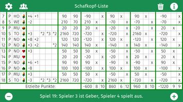 Schafkopf-Liste تصوير الشاشة 1