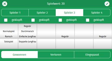 Schafkopf-Liste 스크린샷 2