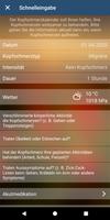 Migräne App स्क्रीनशॉट 2