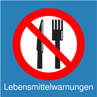 ikon Lebensmittelwarnungen
