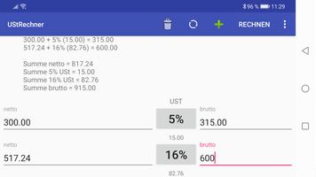 UStRechner captura de pantalla 3