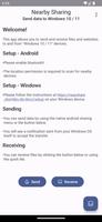 Nearby Sharing ภาพหน้าจอ 1