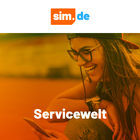 آیکون‌ sim.de Servicewelt
