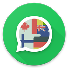 Country Flag Sticker for WhatsApp icon