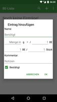 Persönliche BE-Liste Plakat