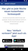 Einfach vorlesen! Affiche