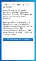 Stromnetz Berlin StörMeldung poster