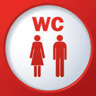 WC Toilet and Restroom Finder أيقونة