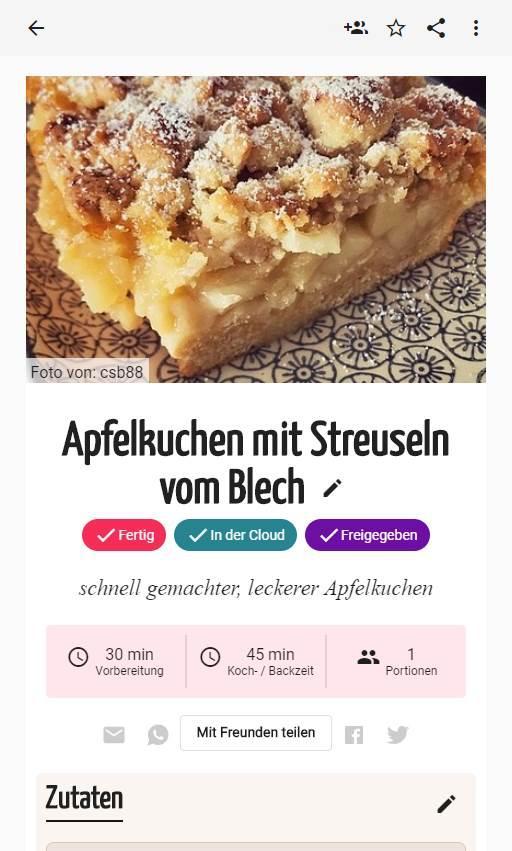 Kochbuch Fur Android Apk Herunterladen