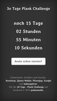 30 Tage - Plank Challenge plakat