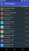 Checklist for FFXV plakat