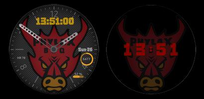 Phylax BBQ Watch Face اسکرین شاٹ 2