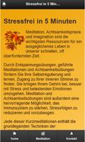 stressfrei in 5 Minuten - free poster