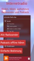 Radio-App, Recorder, Podcasts Plakat