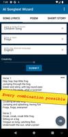 AI Songtext Wizard captura de pantalla 3