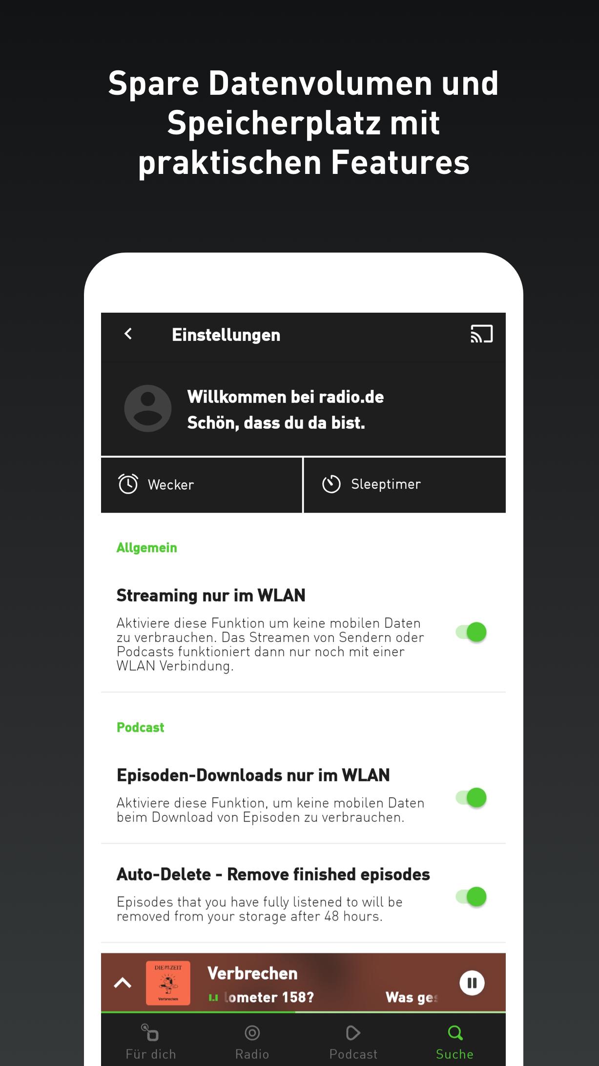 radio.de - Radio und Podcast Player für Android - APK herunterladen