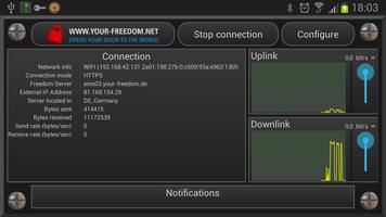 Cliente VPN Your Freedom imagem de tela 2