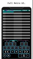 Retro 8bit Sequencer ZX 64 poster