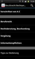 Berufsrecht für Rechtsanwälte Affiche
