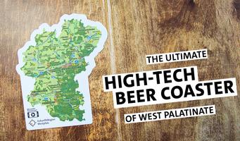 Beer Coaster of West Palatinate Affiche