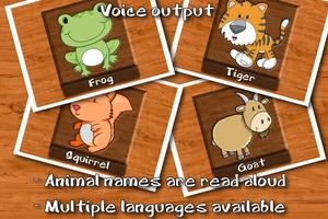 Animal Learning Puzzle captura de pantalla 1