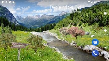 Mountain River Live Wallpaper Affiche