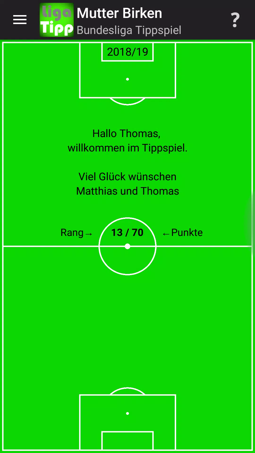 Bundesliga Tippspiel für Android - APK herunterladen