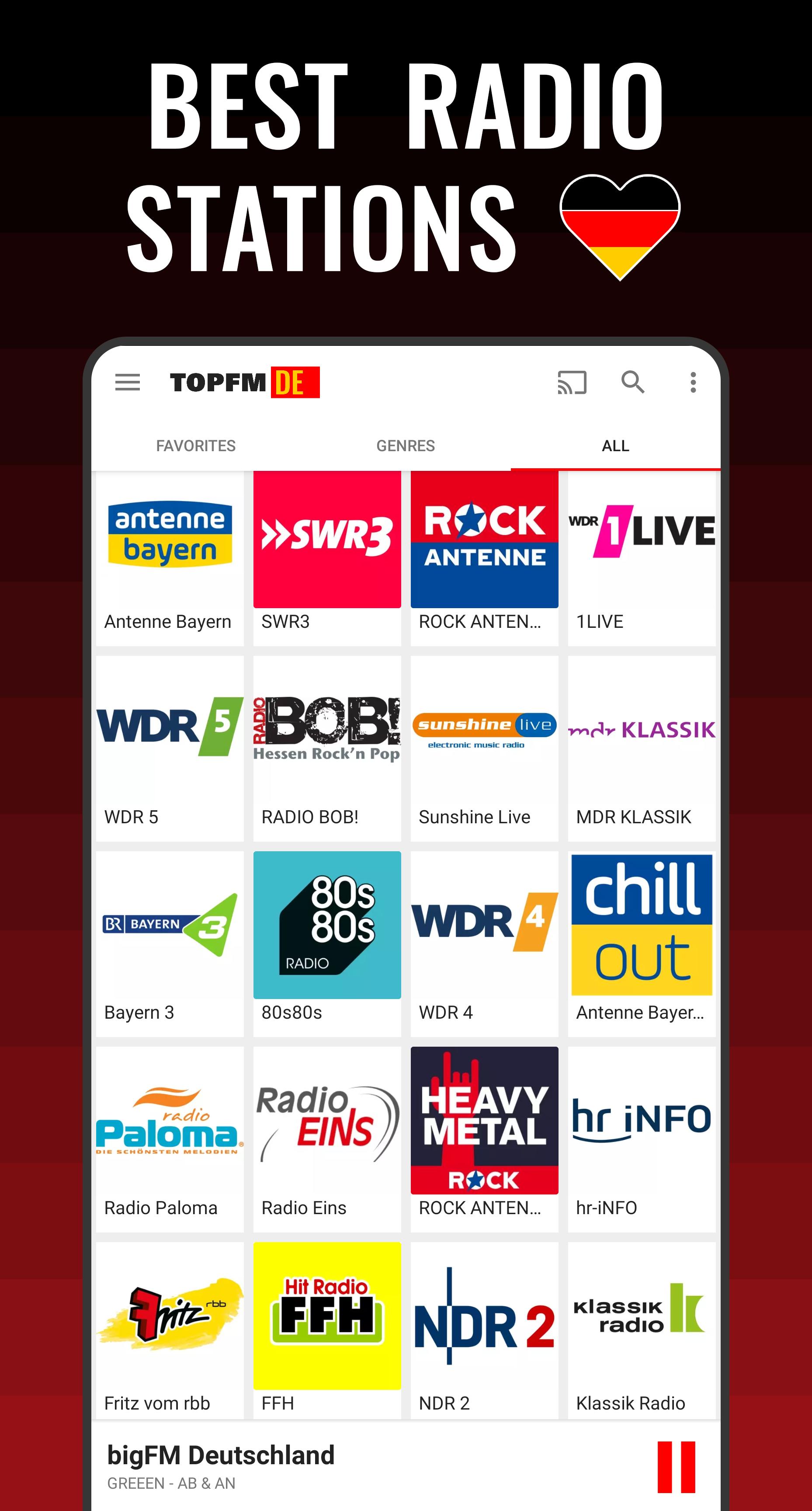 Top FM German Radio: free online Music & News ?? for Android - APK  Download