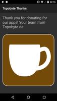Topobyte Thank You: Coffee Affiche