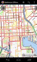 Baltimore Offline City Map imagem de tela 1