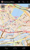 Hamburg Offline City Map 海報