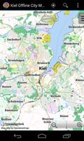 Carte de Kiel hors-ligne Affiche