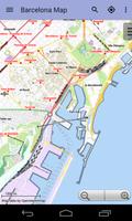 پوستر Barcelona City Map Lite