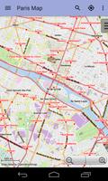 Paris Offline City Map Lite imagem de tela 1