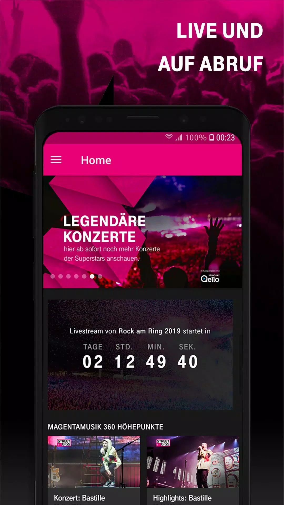 MAGENTA MUSIK 360 - Konzerte for Android - APK Download