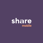 share mobile icône