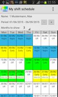 My shift schedule - team TRIAL پوسٹر